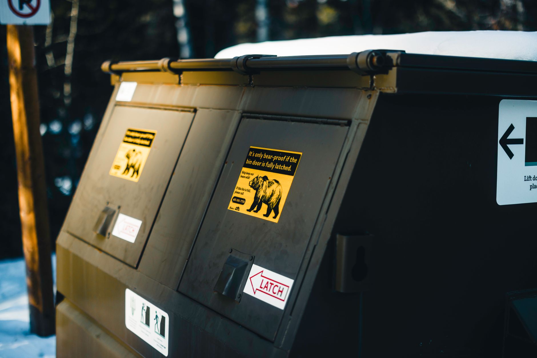 dumpster rental truck